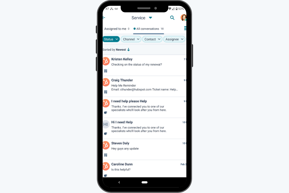 Collaborate on the Go with a Free Mobile Inbox HubSpot
